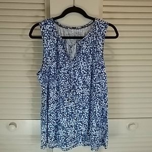 🔷️*Mixes Blue Sleeveless Top